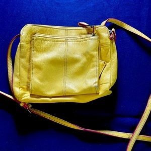 Soft genuine leather. Condition is good.